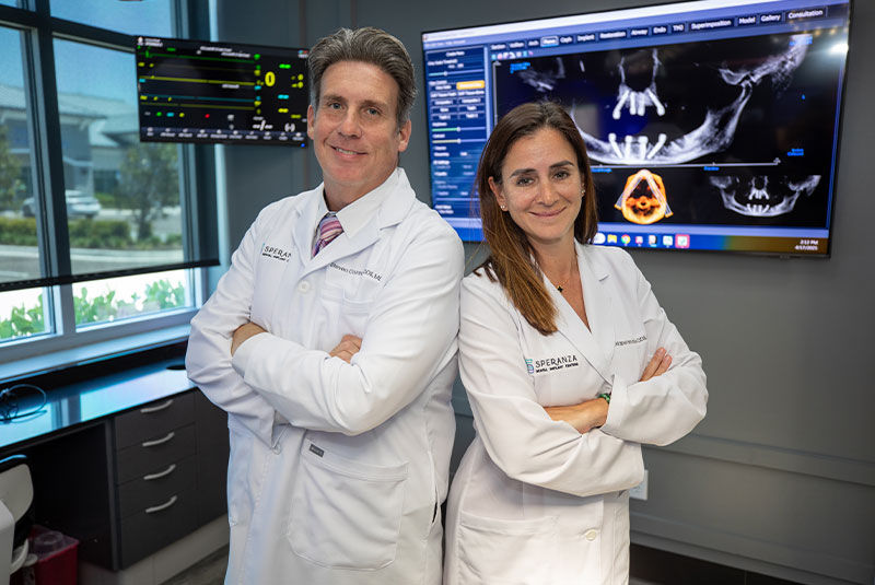 The Speranza Dental Implant Centers doctors and clinical team
